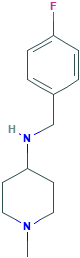 4-(4-Fluorobenzylamino)-1-methylpiperidine