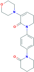 5,6-二氫-3-(4-嗎啉)-1-[4-(2-氧代-1-哌啶基)苯基]-2(1H)-吡啶酮