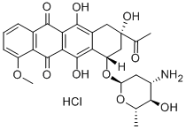 (8S-順式)-8-乙?；?10-[(3-氨基-2,3,6-三去氧-ALPHA-L-阿拉伯吡喃糖基)氧基]-7,8,9,10-四氫-6,8,11-三羥基-1-甲氧基并四苯-5,12-二酮鹽酸鹽