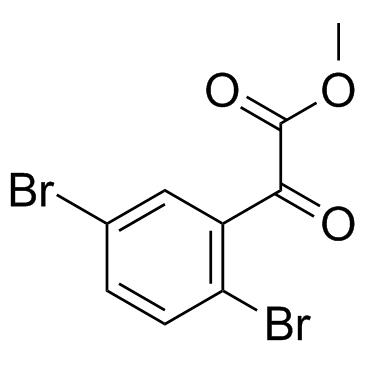 Benzeneacetic acid, 2,5-dibromo-α-oxo-, methyl ester