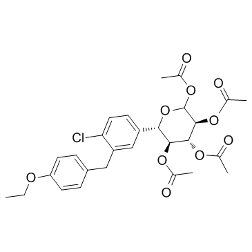 L-Xylopyranose, 5-C-[4-chloro-3-[(4-ethoxyphenyl)methyl]phenyl]-, 1,2,3,4-tetraacetate,(5S)-