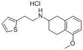 2-Thiopheneethanamine, N-(1,2,3,4-tetrahydro-5-methoxy-2-naphthalenyl)-, hydrochloride