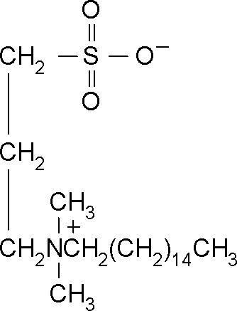 3-磺丙基十六烷基二甲甜菜堿