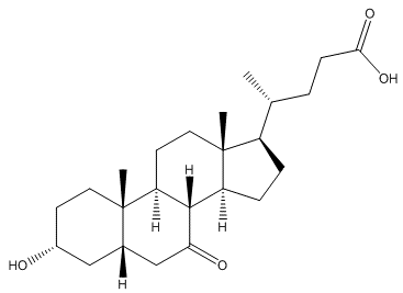 3α-羥基-7-氧代-5β-膽烷酸