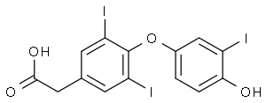 3,3',5-Triiodothyroacetic acid